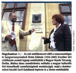 Zalai Hírlap 2007 05 29 03old - Strém Kálmán emléktábla.jpg Zalai Hírlap 2007 05 29 03old - Strém Kálmán emléktábla.jpg