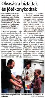 Zalai Hírlap 2020 01 07 005sz 04old - Olvasásra biztattak és jótékonykodtak.jpg Zalai Hírlap 2020 01 07 005sz 04old - Olvasásra biztattak és jótékonykodtak.jpg