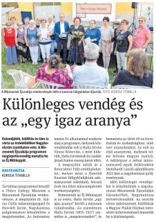 Zalai Hírlap 2025 06 23 143sz 03old - Különleges vendég és az egy igaz aranya.jpg Zalai Hírlap 2025 06 23 143sz 03old - Különleges vendég és az egy igaz aranya.jpg